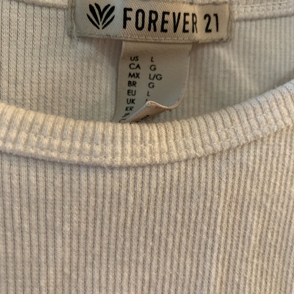 Ribbed White Tank - Picture 3 of 3